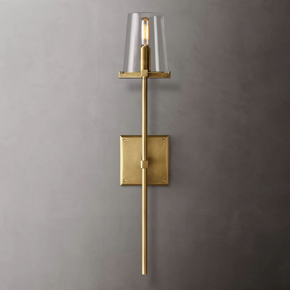 Pauillac Modern Heritage Torch Wall Sconce