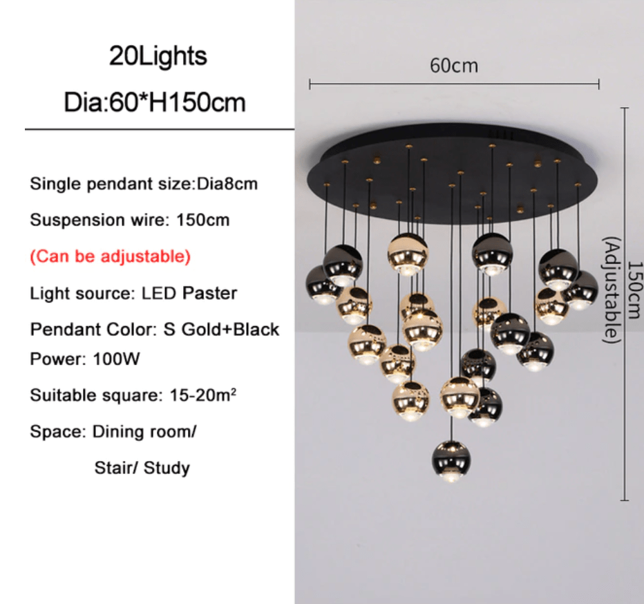 buyMulti Pendant Modern Foyer Chandelier - Morsale