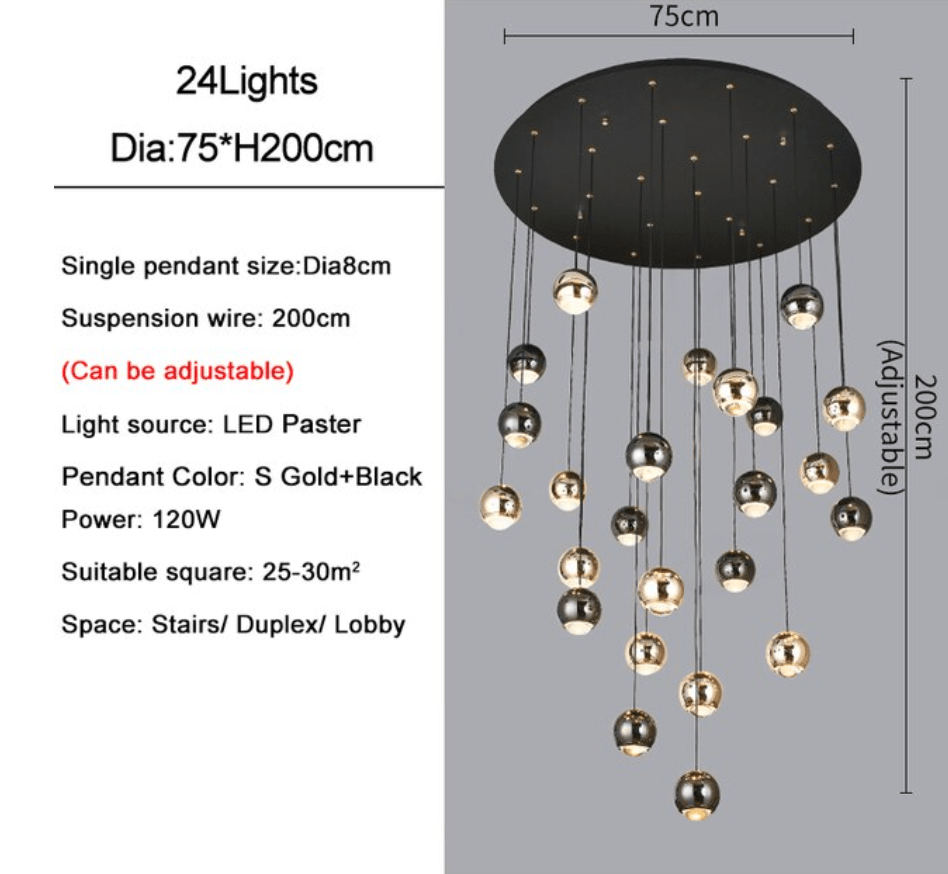 buyMulti Pendant Modern Foyer Chandelier - Morsale