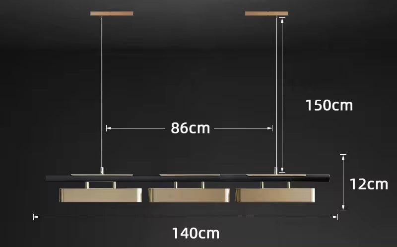 buyValiani Linear Brass Pendant - Morsale