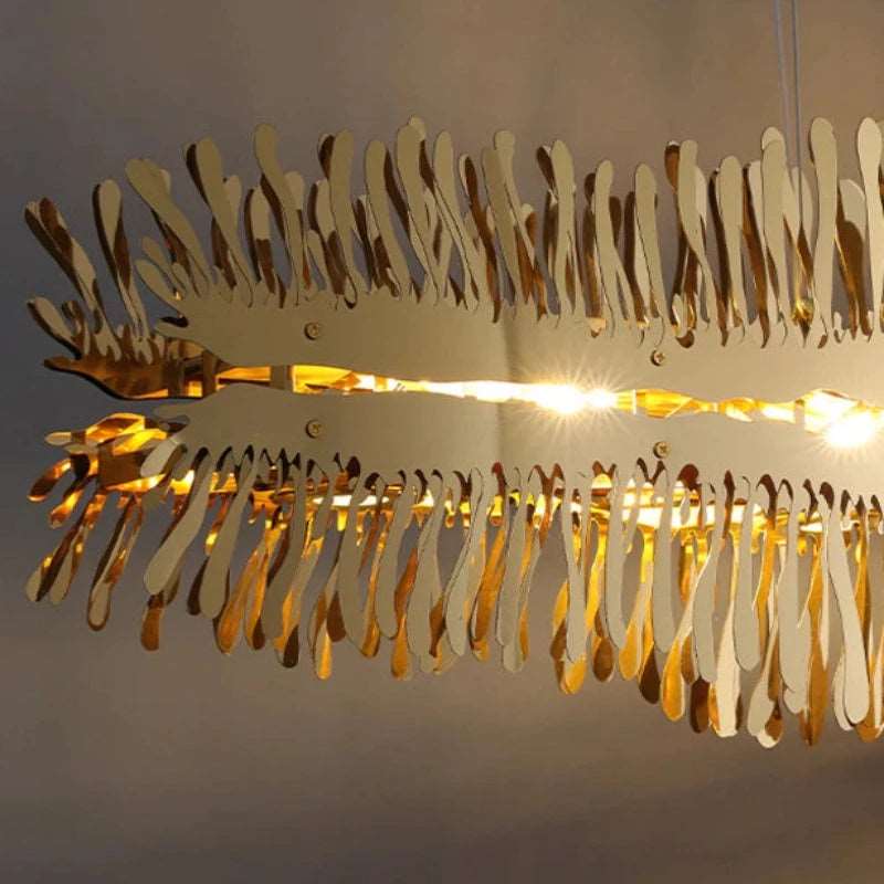 buyAresso Modern Stainless Steel Dining Room Chandelier - Morsale