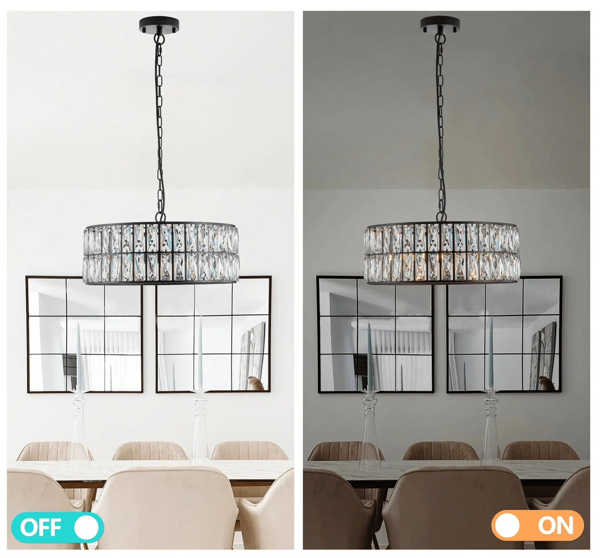 buyBrion Crystal Kitchen Chandelier - Morsale