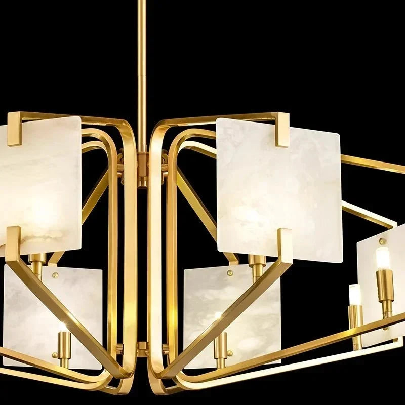 Jeff Morgan modern chandelier in a modern interior