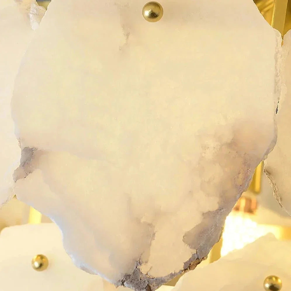 buyNorham Modern Marble Tiered Slice Chandelier - Morsale