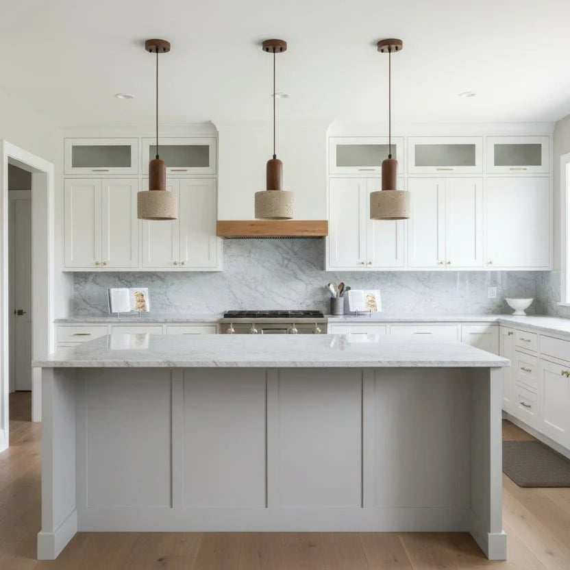 buyCarrara Travertine Dome Pendant - Morsale