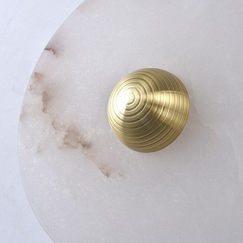 buyMoonshade Marble Disc Wall Sconce - Morsale