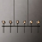 Boule De Radiant Crystal Double Linear Chandelier 60"