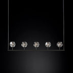 Boule De Radiant Crystal Linear Chandelier 48"