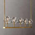 Boule De Radiant Crystal Linear Chandelier 48"
