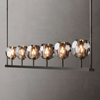Boule De Radiant Crystal Linear Chandelier 60"