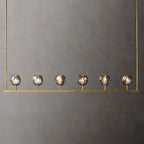 Boule De Radiant Crystal Linear Chandelier 60"