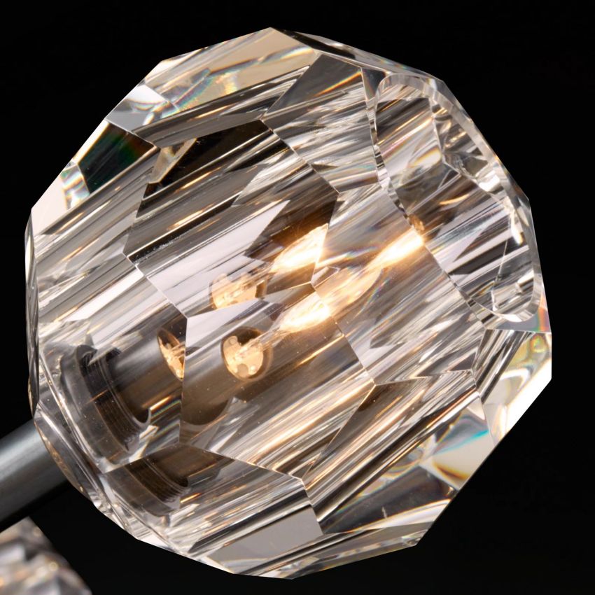 Boule De Radiant Crystal Linear Chandelier 60"