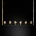 Boule De Radiant Crystal Linear Chandelier 60"