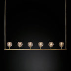 Boule De Radiant Crystal Linear Chandelier 60"