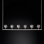 Boule De Radiant Crystal Linear Chandelier 60"