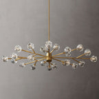 Boule De Radiant Crystal Oval Chandelier 72"