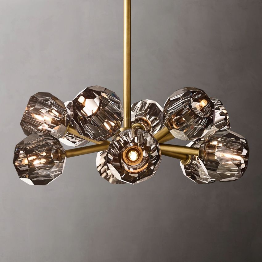 Boule De Radiant Crystal Round Chandelier 24"