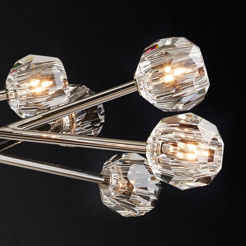 Boule De Radiant Crystal Round Chandelier 48"