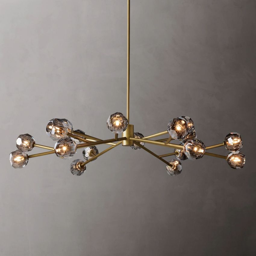 Boule De Radiant Crystal Round Chandelier 60"