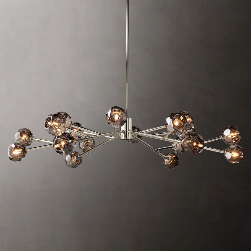 Boule De Radiant Crystal Round Chandelier 60"