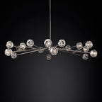 Boule De Radiant Crystal Round Chandelier 72"