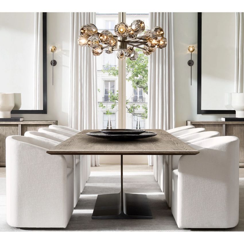 Boule De Radiant Crystal Round Chandelier 72"