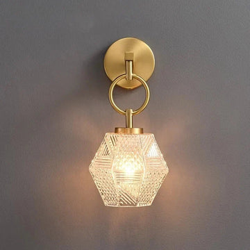 buyEmilia Copper & Glass Wall Pendant - Morsale