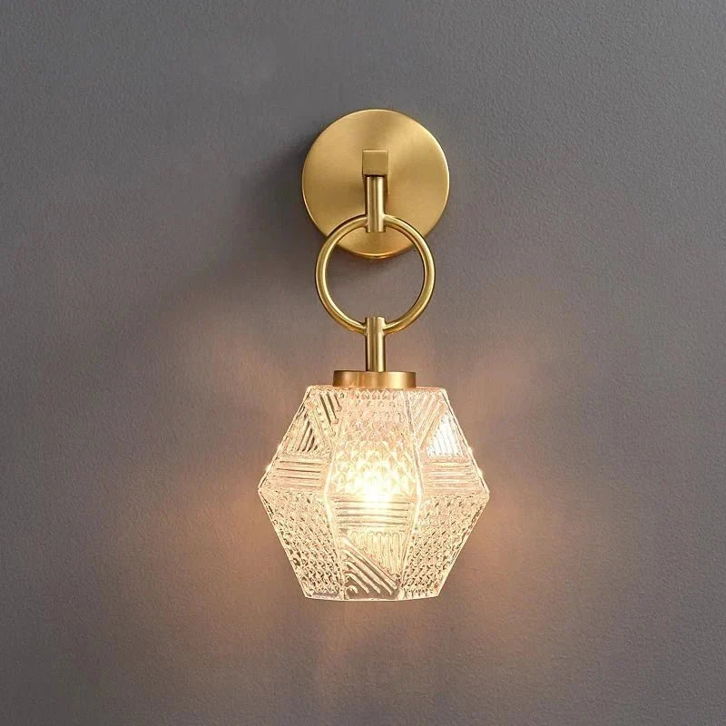 buyEmilia Copper & Glass Wall Pendant - Morsale