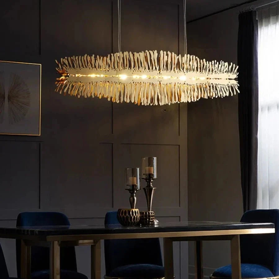 buyAresso Modern Stainless Steel Dining Room Chandelier - Morsale