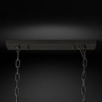 Odeon Deco Prism Rectangular Tiered Chandelier 49"