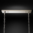 Odeon Deco Prism Rectangular Tiered Chandelier 59"