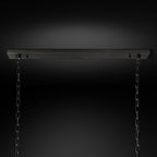 Odeon Deco Prism Rectangular Tiered Chandelier 59"