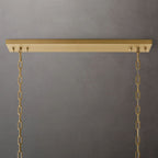 Odeon Deco Prism Rectangular Tiered Chandelier 59"