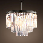 Odeon Deco Prism Round Chandelier 20"