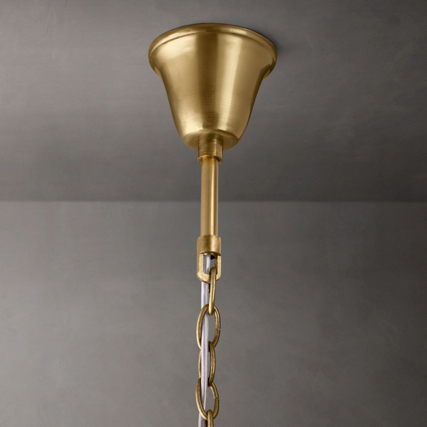 Odeon Deco Prism Round Chandelier 20"