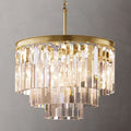 Odeon Deco Prism Round Chandelier 20"