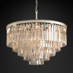 Odeon Deco Prism Round Chandelier 32"