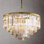 Odeon Deco Prism Round Chandelier 32"