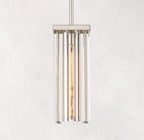 Savile Crystal Block Square Pendant Light