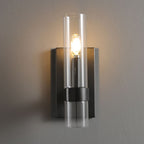 Ravelle Clear Glass Wall Sconce