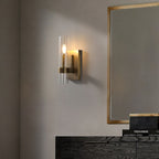 Ravelle Clear Glass Wall Sconce