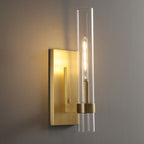 Ravelle Clear Glass Wall Sconce