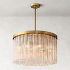 Cielo Lustred Glass Round Chandelier 36"