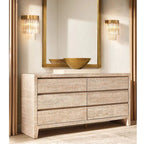 Cielo Lustred Glass Wall Sconce