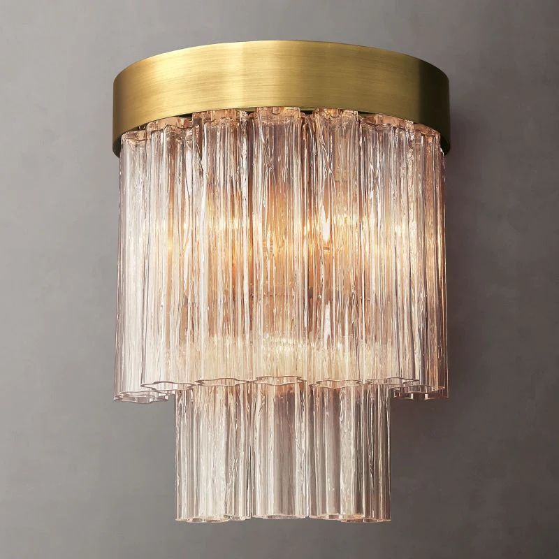 Cielo Lustred Glass Wall Sconce