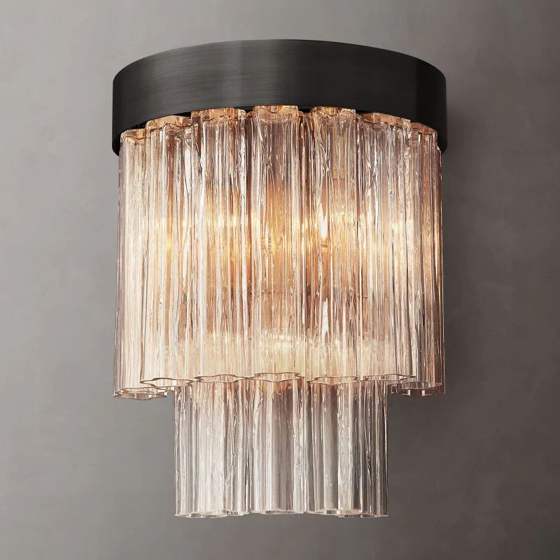 Cielo Lustred Glass Wall Sconce