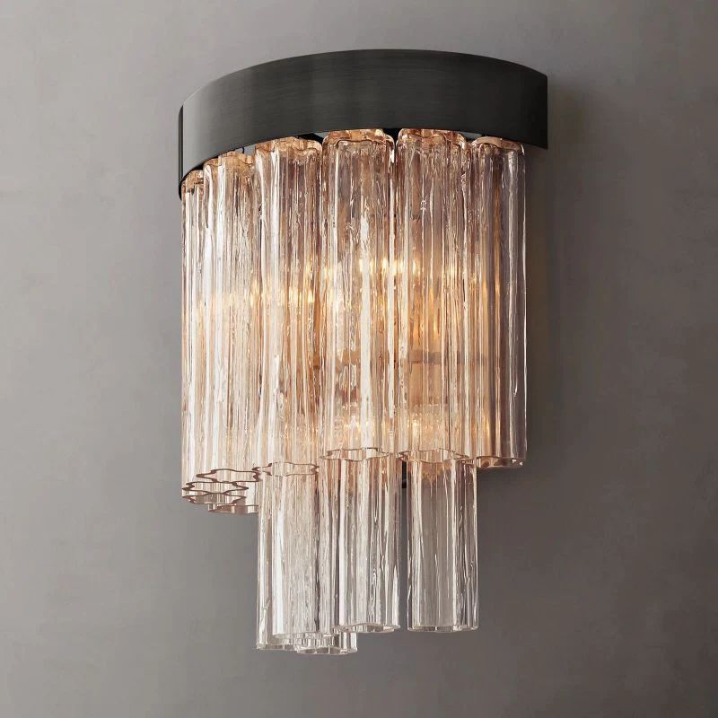 Cielo Lustred Glass Wall Sconce