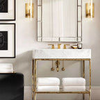 Ravelle Clear Glass Wall Sconce