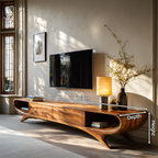 Minimalist TV Cabinet With Hidden Drawers For Living Room