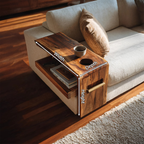 Farmhouse Solid Wood Side Table For Furniture Accent